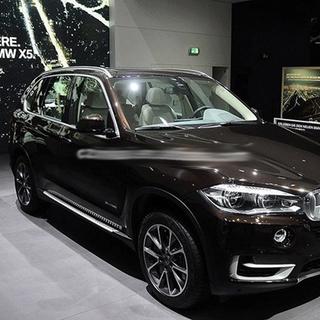 Integrované střešní ližiny chrom OEM (hliník, montáž lepením) BMW X5 F15 2013–2018 fotografie 2