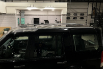 Land Rover Discovery IV 2009–2017 Střešní podélníky – originální model (šedé) fotografie 1