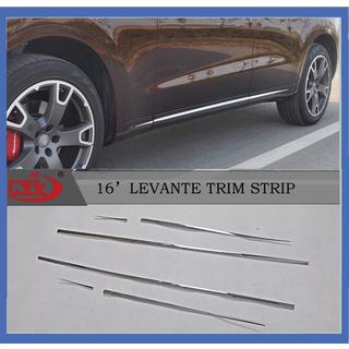Chromové lišty na dveře (sada) Maserati Levante 2016– fotografie 3