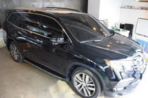 Honda Pilot 2015–2022 Boční nášlapy Original (2 ks, hliník) fotografie 9