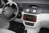 Citroen C-3 2002–2009 Kryty palubní desky (2001-2004) Hliník fotografie 1