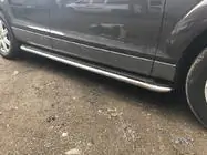 Audi Q7 2005–2015 Boční prahy Maydos V2 (2 ks, hliník ↗ nerez) fotografie 3