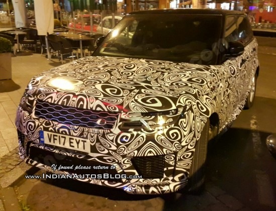 Nový Range Rover Sport byl spatřen na německých silnicích