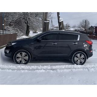 Okenní ofuky s chromovanou lištou (4 ks, Niken) Kia Sportage 2010–2015 fotografie 1