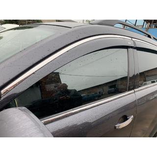 Okenní ofuky s chromovanou lištou (4 ks, Niken) Chevrolet Captiva 2006–2019 fotografie 2