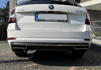 Skoda Octavia III A7 2013–2019 Rámeček zadního difuzoru (2013-2017, nerez) OmsaLine – italská nerezová ocel fotografie 7