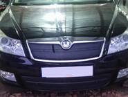 Skoda Octavia II A5 2010–2013 Zimní kryt masky chladiče (horní) fotografie 3