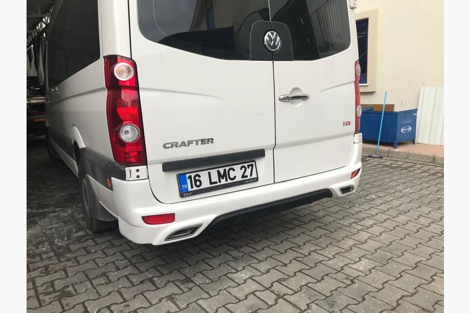 Mercedes Sprinter W906 2006–2018 Nástavec zadního nárazníku V2 (k lakování) Image