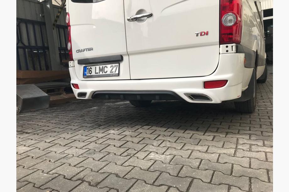 Volkswagen Crafter 2006–2016 Nástavec zadního nárazníku V2 (k lakování) Image