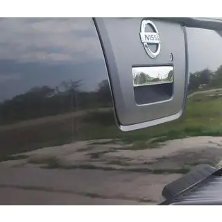 Nerezový kryt kliky víka kufru fotografie 2