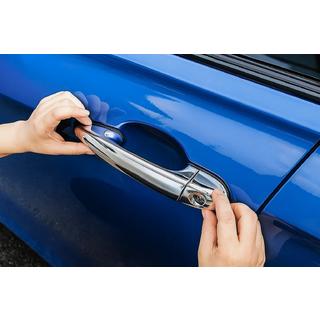 Chromové kryty klik dveří (4 ks, nerez) BMW řada 5 E60/E61 2003–2010 fotografie 3