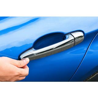 Chromové kryty klik dveří (4 ks, nerez) BMW řada 5 E60/E61 2003–2010 fotografie 4