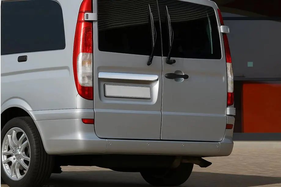Mercedes Vito W639 2004–2014 Lišta nad SPZ (2dveř., nerez) Image