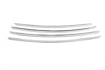 Volkswagen Amarok 2010–2022 Chromové lišty na masku 2010-2016 (úzké proužky, 4 ks, nerez) Carmos - turecká ocel fotografie 3