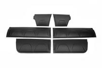 Volkswagen Amarok 2010–2022 Ochranné lišty dveří OmsaLine (6 ks, ABS) fotografie 14