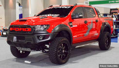 Ford Ranger 2011–2022 Přední maska chladiče s LED V2 Černá fotografie 2