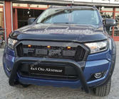 Ford Ranger 2011–2022 Přední maska chladiče s LED V2 Černá fotografie 5