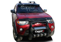 Mitsubishi L200 2006–2015 Kšilt na čelní sklo (černý, na rámu) fotografie 6