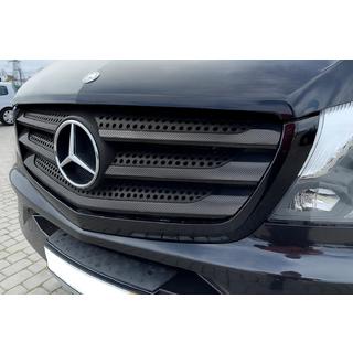 Kryty mřížky (6 ks, karbon) Mercedes Vito/V-class W447 2014– fotografie 4