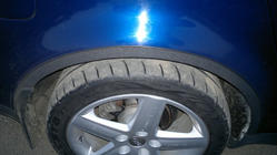 Audi A6 C5 2001–2004 Lemy blatníků (4 ks, černé) fotografie 3