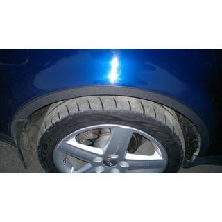 Lemy blatníků (4 ks, černé) Audi A6 C5 2001–2004 fotografie 3