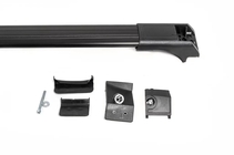 Renault Trafic 2001–2015 Příčníky na střešní ližiny bez zámku (2 ks) Černá fotografie 9