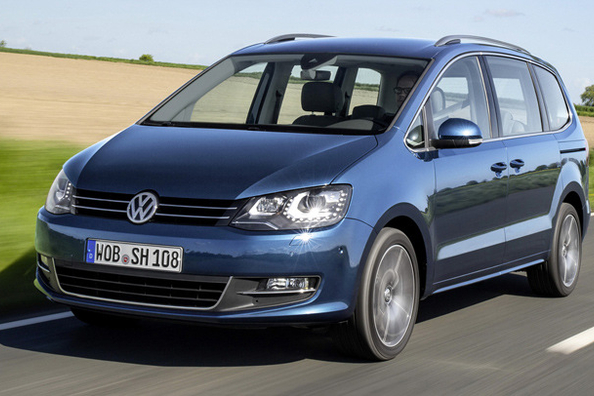 Druhá generace minivanu Volkswagen Sharan