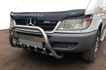 Mercedes Sprinter W901/902/903/904/905 1995–2006 Přední ochranný rám WT004 (nerez) fotografie 5