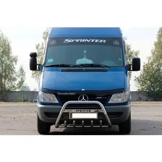 Přední ochranný rám WT004 (nerez) Mercedes Sprinter W901/902/903/904/905 1995–2006 fotografie 1