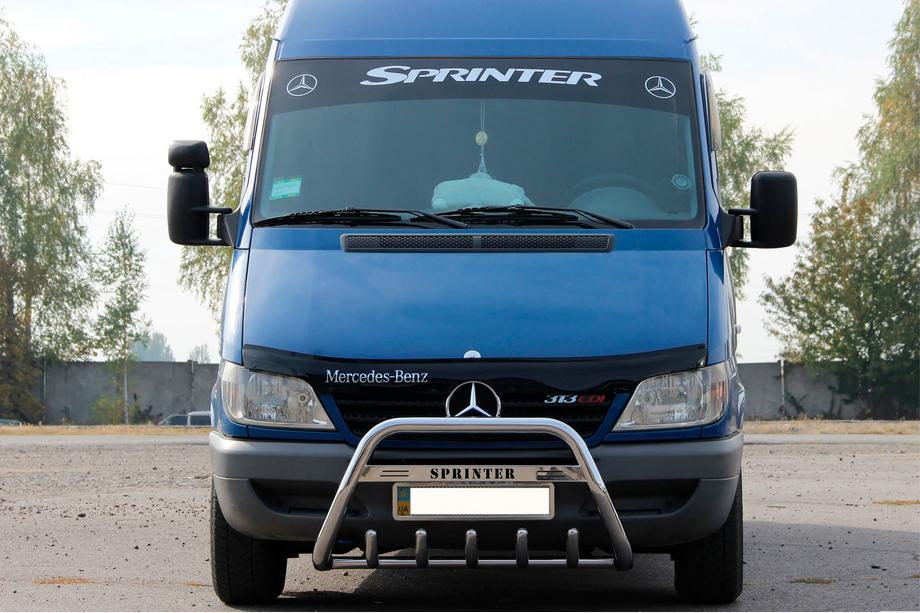 Mercedes Sprinter W901/902/903/904/905 1995–2006 Přední ochranný rám WT004 (nerez) Image