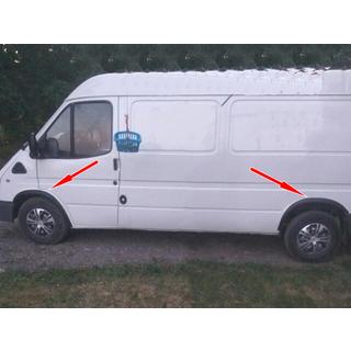 Lemy blatníků (4 ks, černé) Ford Transit 1991–2000 fotografie 1