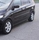 Mazda 5 2005–2009 Lemy blatníků (4 ks, černé) fotografie 3