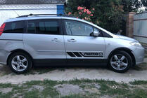 Mazda 5 2005–2009 Lemy blatníků (4 ks, černé) fotografie 2