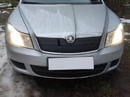 Skoda Octavia II A5 2010–2013 Zimní clona do spodní mřížky chladiče fotografie 2