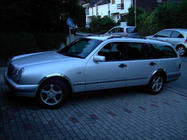 Mercedes třída E W210 1995–2002 Nerezové lišty na lemy blatníků (4 ks) fotografie 4