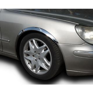 Nerezové lišty na lemy blatníků (4 ks) Mercedes S-Class W220 1998–2005 fotografie 2