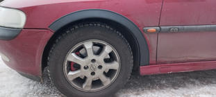 Opel Vectra B 1995–2002 Lemy blatníků (4 ks, černé) ABS plast fotografie 3