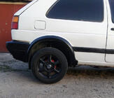 Volkswagen Golf 2 1983–1992 Lemy blatníků (4 ks, černé) fotografie 3
