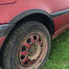 Volkswagen Golf 3 1991–2001 Lemy blatníků (4 ks, černé) fotografie 2