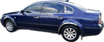 Volkswagen Passat B5 1997–2005 Nerezové lišty na lemy blatníků (4 ks) Sedan, 1996-2000 fotografie 3