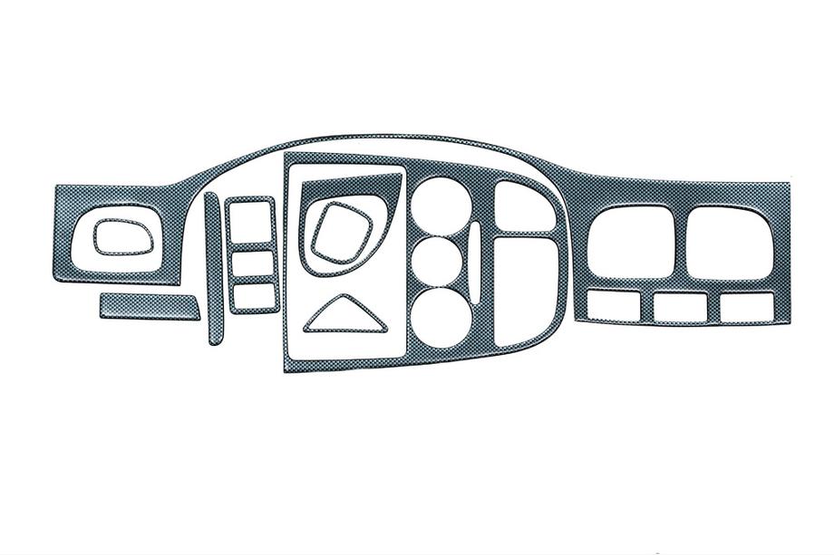 Kia Rio 2000–2005 Kryty palubní desky (2000-2002) Karbon Image