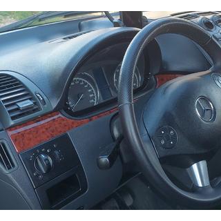 Ozdobné lišty na palubní desku (Meric, proužky) Mercedes Vito W639 2004–2014 fotografie 2