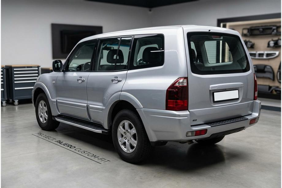 Mitsubishi Pajero Wagon III 1999–2006 Boční nášlapy Fullmond (2 ks, hliník) Image