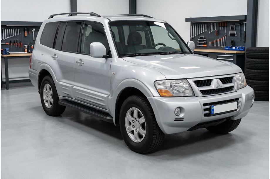 Mitsubishi Pajero Wagon III 1999–2006 Boční nášlapy Allmond Black (2 ks, hliník) Image