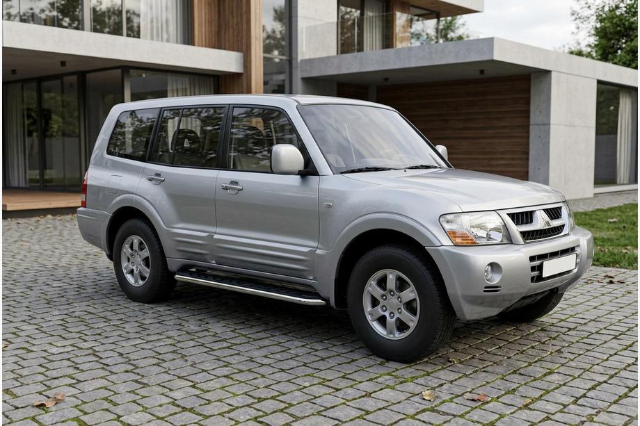 Mitsubishi Pajero Wagon III 1999–2006 Boční nášlapy Maydos V1 (2 ks, hliník / nerez) Image