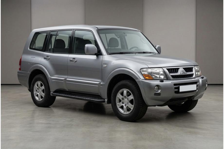 Mitsubishi Pajero Wagon III 1999–2006 Boční prahy Bosphorus Black (2 ks, hliník) Image