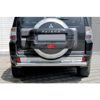 Zadní ochranný oblouk AK002 (nerez) Mitsubishi Pajero Wagon III 1999–2006 fotografie 1