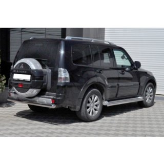 Zadní ochranný oblouk AK002 (nerez) Mitsubishi Pajero Wagon III 1999–2006 fotografie 2