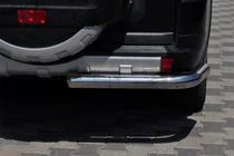 Mitsubishi Pajero Wagon III 1999–2006 Zadní ochranný oblouk AK003 (nerez) fotografie 2