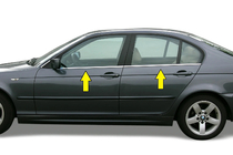 BMW řada 3 E46 1998–2006 Okenní lišty (nerez) Carmos - turecká ocel fotografie 2